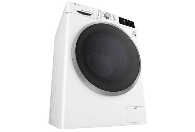 LG 7.5kg Front Load Washing Machine WD1475NCW Left Perspective