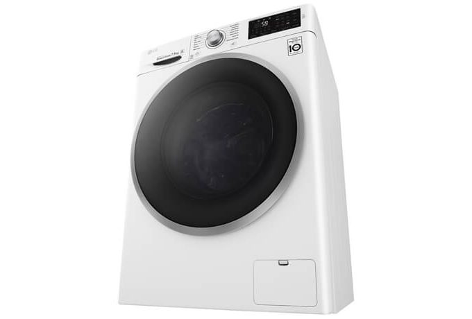 LG 7.5kg Front Load Washing Machine WD1475NCW Right Perspective
